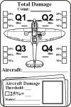 Combat Damage Card for The Spitfire Mk. I and II